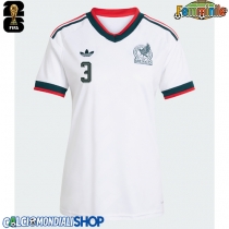 Maglie da calcio Messico Cesar Montes #3 Seconda Maglia Femminile Mondiali 2026  Manica Corta